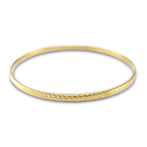 Bracelets en acier inox Dor&eacute;