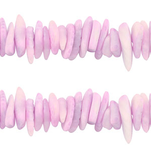 Perles coquillage chips Lilas