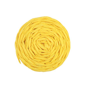 Pendentifs en Raphia 25mm Jaune