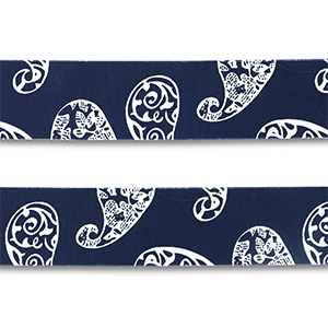 Bandana Bleu fonc&eacute;-blanc