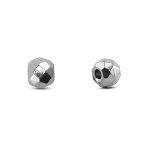 Perles en acier Inox Argent&eacute;