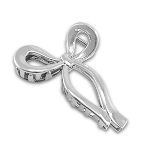 Accessoires pour cheveux pince &agrave; cheveux n&oelig;ud Argent&eacute;