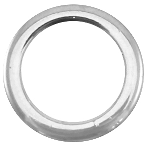 Anneau ferm&eacute; en m&eacute;tal DQ 18mm Argent&eacute; antique (sans nickel)