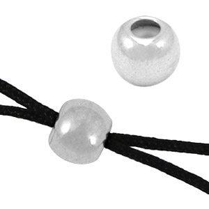Perles d'arr&ecirc;t en m&eacute;tal DQ 6mm argent&eacute; antique (sans nickel)