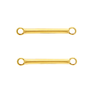 Breloques en m&eacute;tal DQ connecteur 18mm Dor&eacute; (sans nickel)