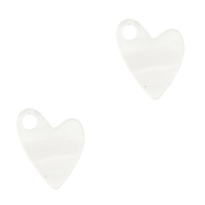 Breloques Plexx coeur Blanc