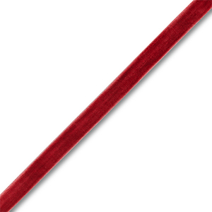 Ruban en velours Rouge