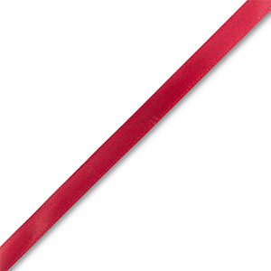 Ruban en satin Rouge