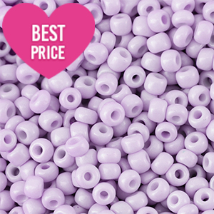 Perles de rocailles 12/0 (2mm) Lilas