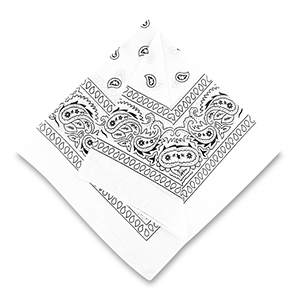 Bandana Blanc-noir