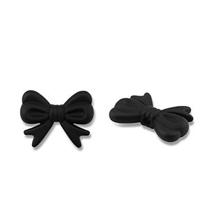 Perles acryliques n&oelig;ud Noir