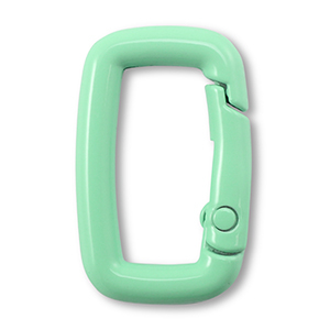 Appr&ecirc;ts color&eacute;s porte-cl&eacute;s rectangle Vert menthe