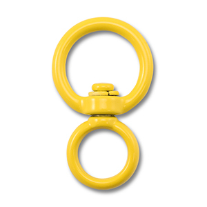 Appr&ecirc;ts color&eacute;s porte-cl&eacute;s rond Jaune
