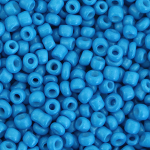 Perles de rocailles 8/0 (3mm) Bleu palais
