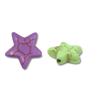 Perles en c&eacute;ramique &eacute;toile Multicolore