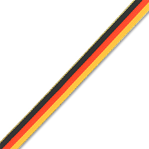 BY31&reg; Ruban Drapeau de l'Allemagne Noir-rouge-jaune-dor&eacute;