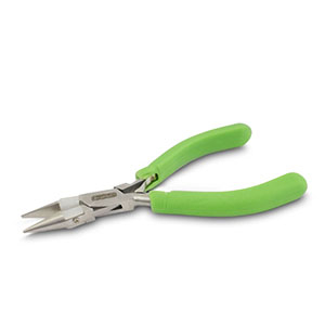 Beadalon pince &agrave; bec pointu avec ressort Vert-argent&eacute;