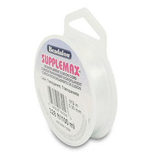Beadalon Stringing Wire Supplemax 0.30mm Clear