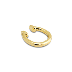 Boucles d'oreilles en acier inox ear cuff Dor&eacute;
