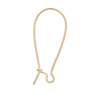 Appr&ecirc;ts en acier Inox boucles d'oreilles dormeuses Dor&eacute;