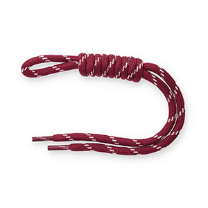 Porte-cl&eacute;s paracorde Rouge rouille-blanc