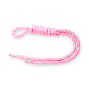 Porte-cl&eacute;s paracorde Rose-blanc