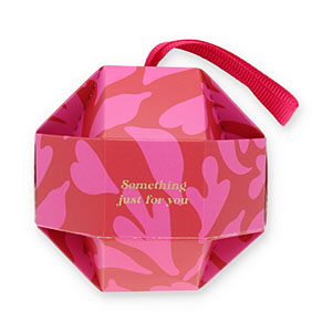 BY31&reg; Bo&icirc;te &eacute;crin &agrave; bijoux balle "Something just for you" Rouge-rose-dor&eacute;-rose magenta