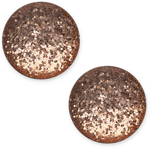 Cabochon classique 7mm Polaris Elements Paipo Marron