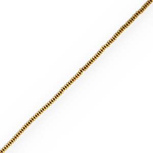 Perles h&eacute;matites rondelles Dor&eacute;