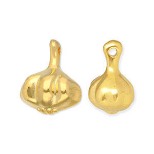 Breloques en m&eacute;tal DQ Ail Dor&eacute; (sans nickel)