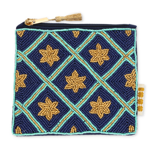 BY31&reg; Trousse &eacute;toiles Bleu fonc&eacute;-bleu sarcelle clair-dor&eacute;