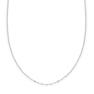 BY31&reg; Colliers en acier Inox cha&icirc;ne maille Argent&eacute;