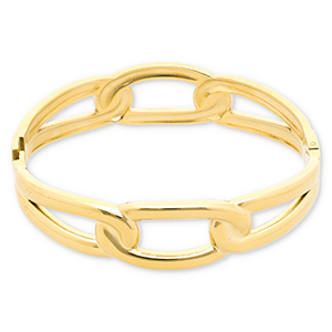 Bracelets en acier Inox Dor&eacute;