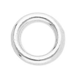 Appr&ecirc;ts en acier inox anneau ferm&eacute; 8 mm Argent&eacute;