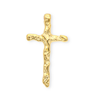 Breloques en m&eacute;tal DQ&reg; croix Dor&eacute; (sans nickel)