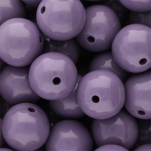 DQ Perles acryliques 20 mm brillant Purple haze 18-3718 TCX
