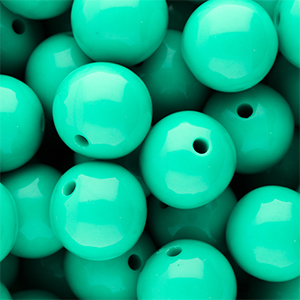 DQ Perles acryliques 18 mm brillant Cabbage green 13-5714 TCX