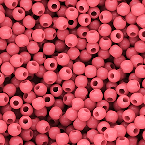DQ Perles acryliques 6 mm brillant Pink lemonade 16-1735 TCX