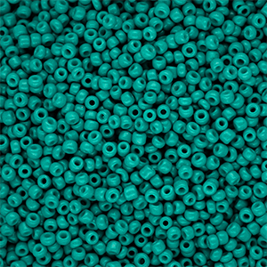 Perles de rocailles 12/0 (2 mm) Vert sarcelle