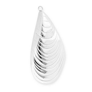 Breloques en acier Inox moule Argent&eacute;