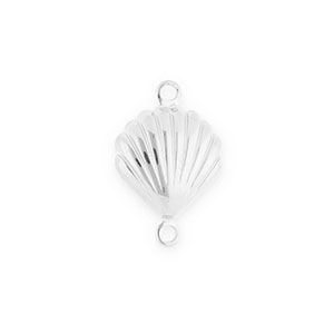Appr&ecirc;ts en acier Inox connecteur coquille Argent&eacute;