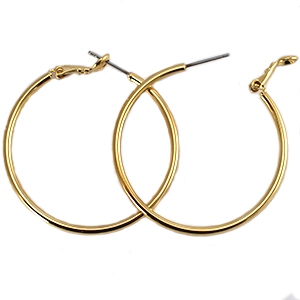 Appr&ecirc;ts en m&eacute;tal DQ cr&eacute;oles 30mm Dor&eacute;