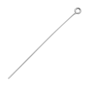 Clou &agrave; t&ecirc;te ronde en acier inox 50mm argent&eacute; (inox)