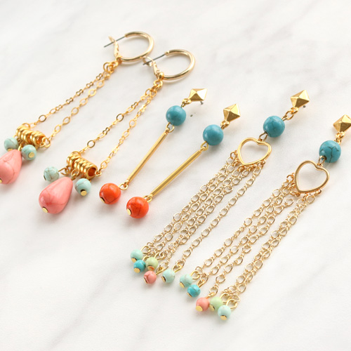 Fabriquez les plus belles boucles d&rsquo;oreilles estivales avec des perles en c&eacute;ramique !