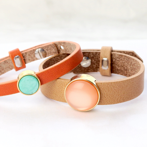 M&eacute;langez et assortissez pour facilement cr&eacute;er d&rsquo;&eacute;l&eacute;gants bracelets Cuoio