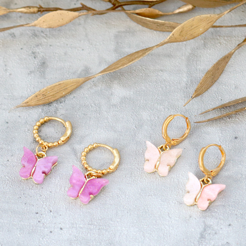 Get inspired! Breloques papillon en r&eacute;sine