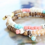 Des bijoux style Cara&iuml;be avec des perles en coco