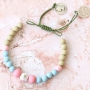 Des bracelets mignons avec des perles en c&eacute;ramique