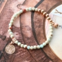 Bijoux fantaisies avec pierres naturelles jaspe