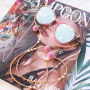 Jours ensoleill&eacute;s ! Cordons &agrave; lunettes de soleil DIY avec perles coquillage Cauri, pompons, macram&eacute; et plus !